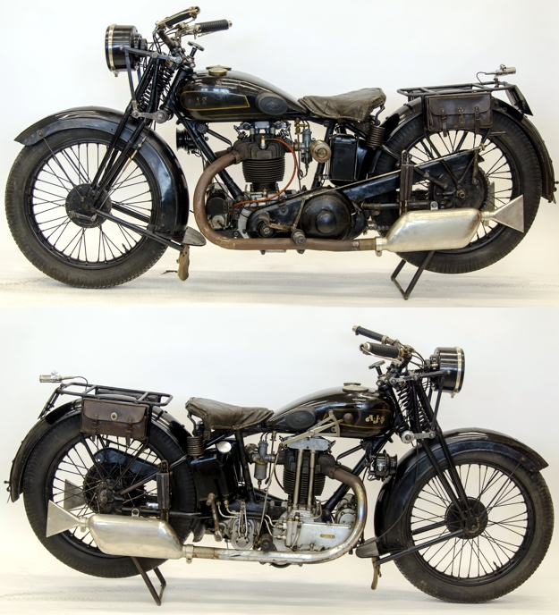 AJS 500 OHV (1929) - po restaurování