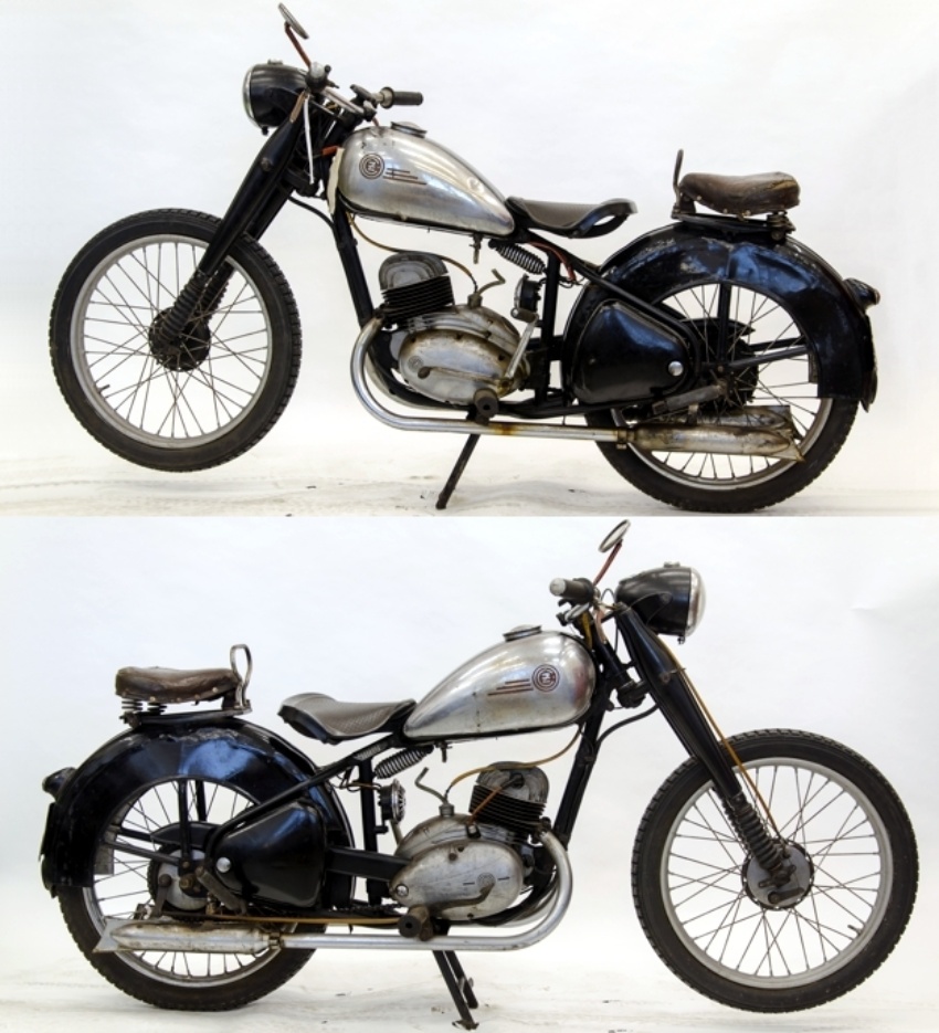 ČZ 150c (1950) - before restoration