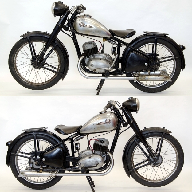 ČZ 150c (1950) - after restoration